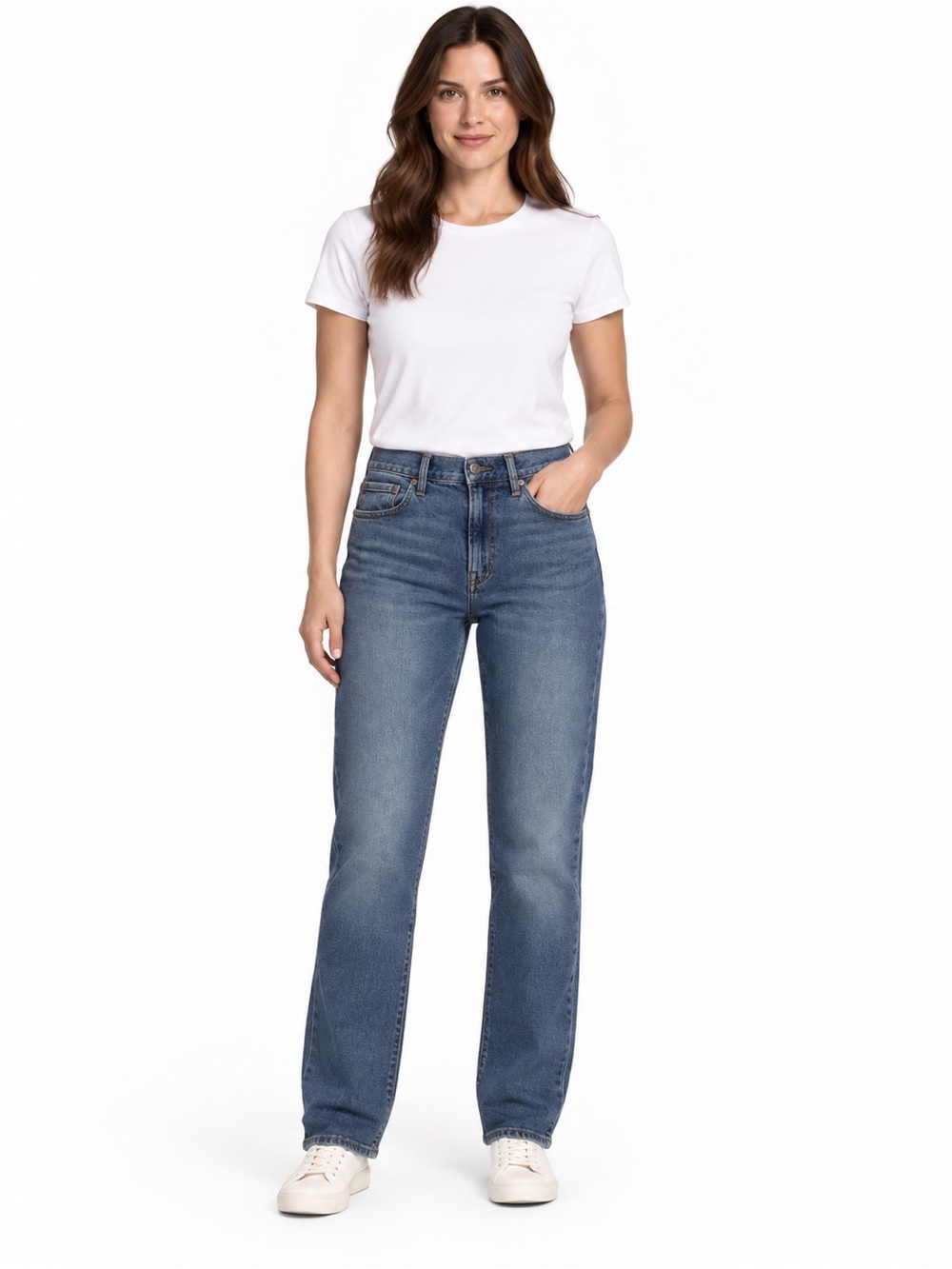 Gap Women’s Blue Straight Leg Jeans Size 31/34